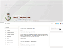 Tablet Screenshot of comunemozzagrogna.it